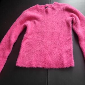 Girls Pink Sweater Size XL By Art Studio New